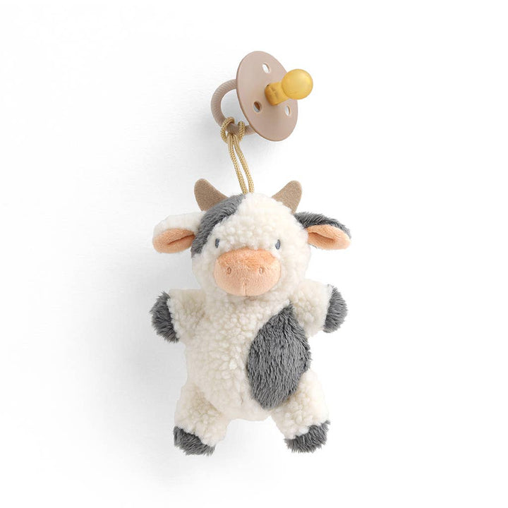 Baby Soothers | Natural Rubber Pacifier and Plush - Cow | Itzy Ritzy