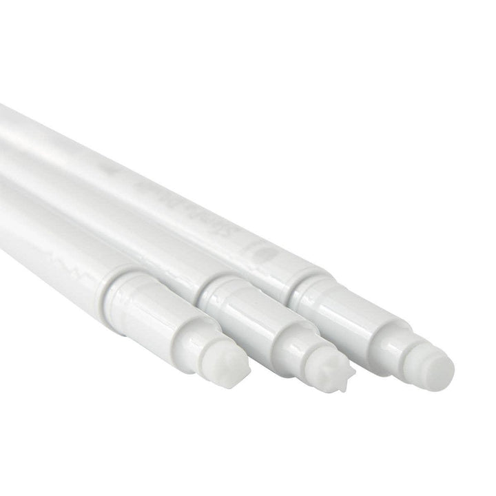 this shows the three markers that will change the color of the other ink markers once on paper 