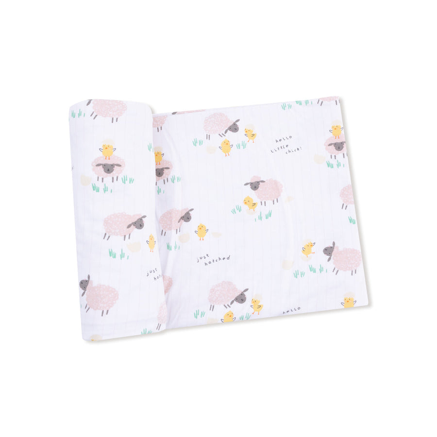  baby blankets with animal patterns on a white background