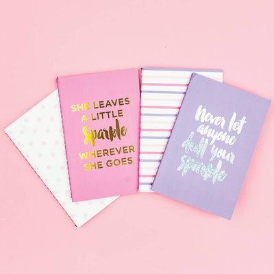 Journals | Sparkle Mini Notebook Bundle | Taylor Elliott Designs