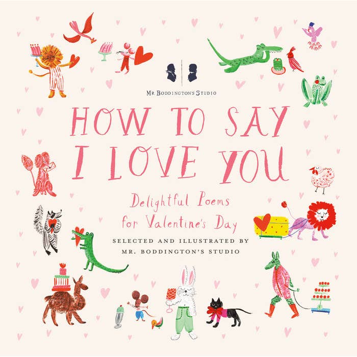 Book cover of 'How to Say I Love You' with illustrations and text on a white background