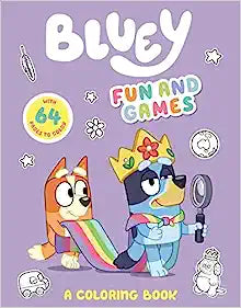 Coloring Book | Bluey Fun and Games | Candlewick Entertainment
