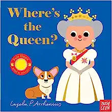 Board Book | Where's the Queen | Felt Flap and Mirror