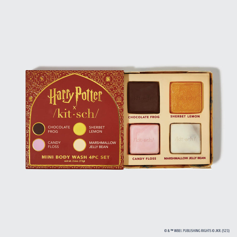 Cosmetics |Harry Potter X Kitsch Body Wash Sampler 4pc Set | Kitsch