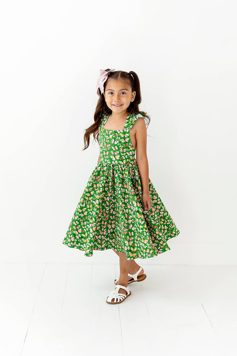 Baby Girls Dress | Rosita Dress -Bold Butterfly| Ollie Jay