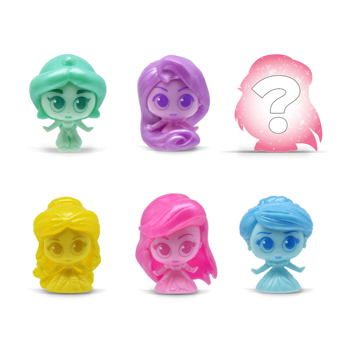 Set of colorful princess figurines 