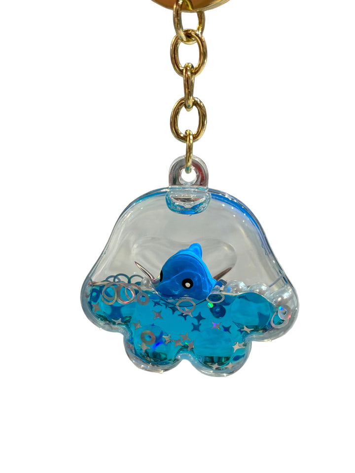 Key Chain | Sea Life Jellyfish Floaty Key Charm | BC MIni