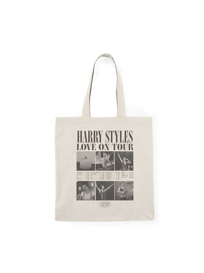Tote |Harry Styles Love On Tour Canvas Tote Bag |  Rags Revived