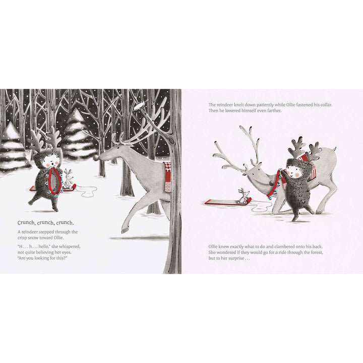 inside pages of the book: The Little Reindeer