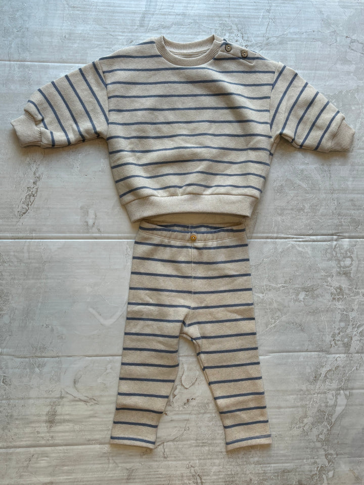 Baby Boy Sets | 2 PCS: Striped Jersey Sweater and Pants | Play Up