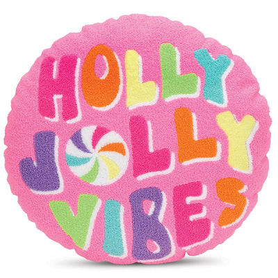 Home Decor | Holly Jolly Vibes Reversible Plush | Iscream