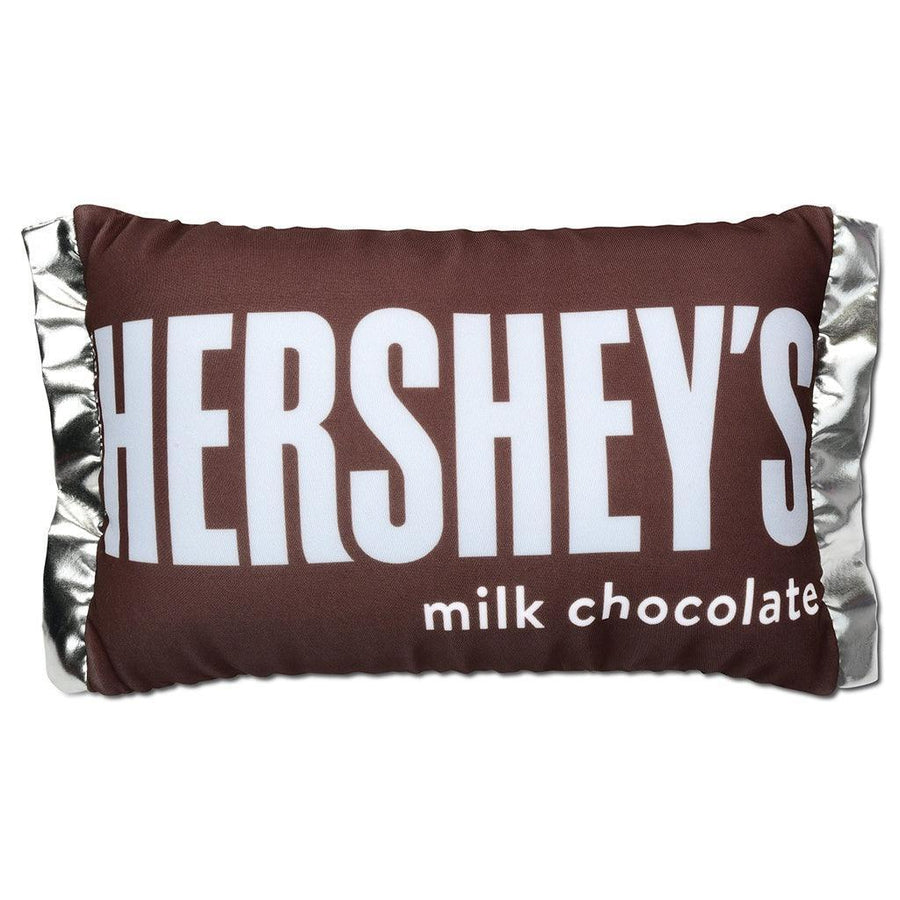 microbead plush pillow that looks like a Hershey bar