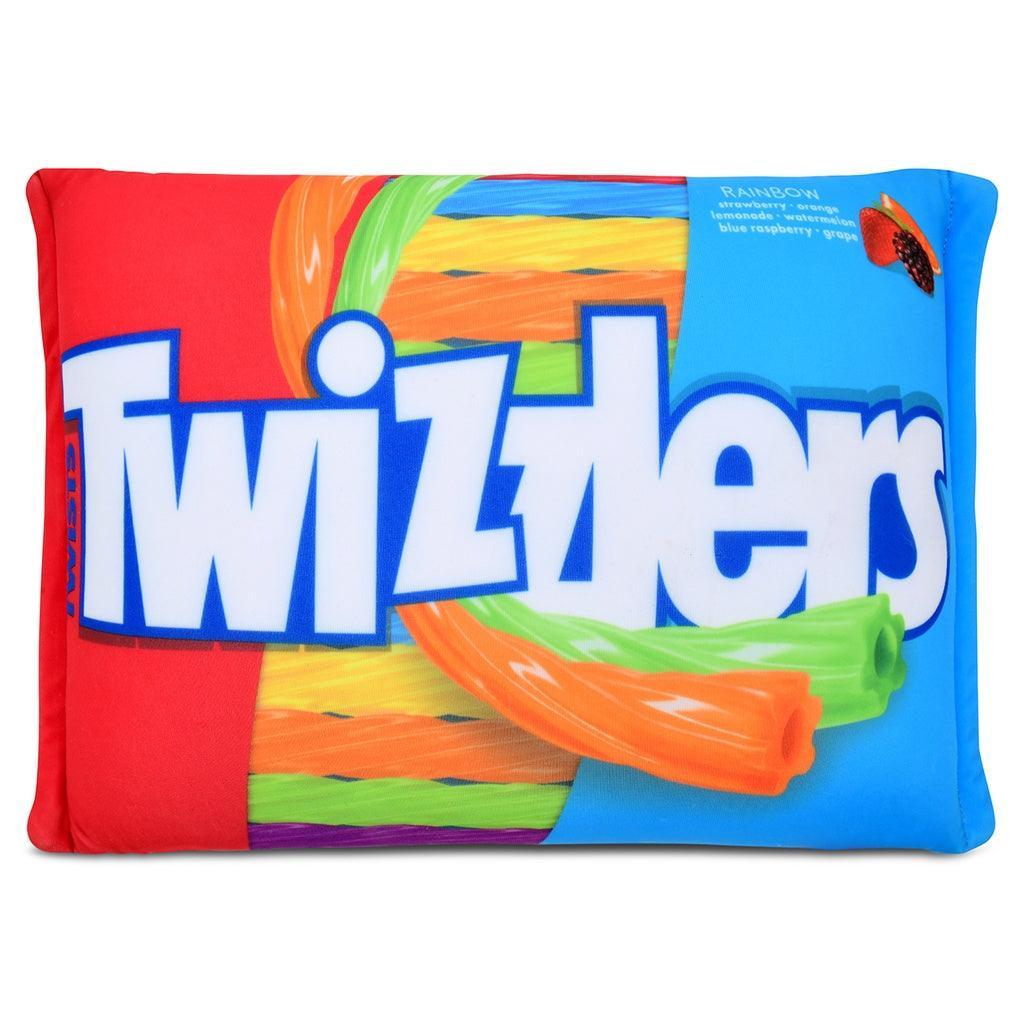microbead pillow with a Rainbow Twizzler design on it. 