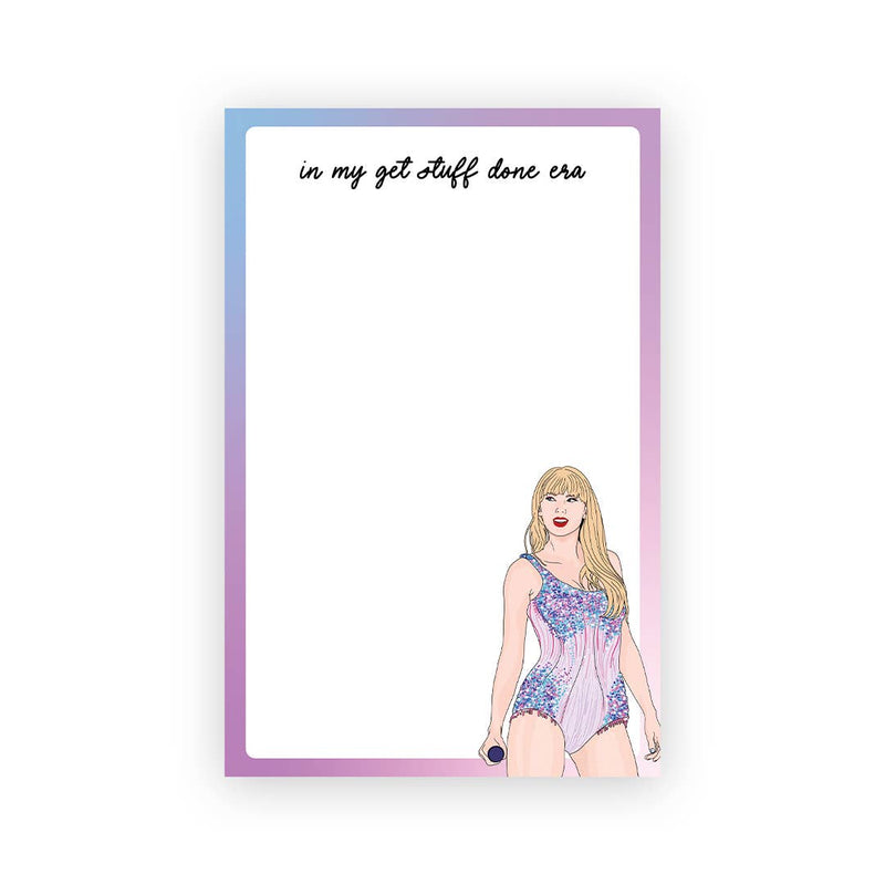 Notepad | Taylor Swift, Get Stuff Done Era Notepad | Sammy Gorin