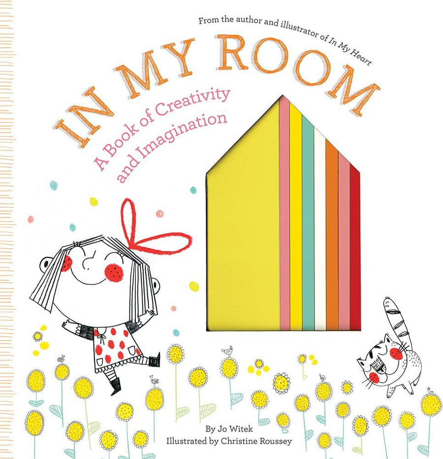 hardcover book titles 'In My Room' by Jo Witek. A little girl is on the cover dancing around. 