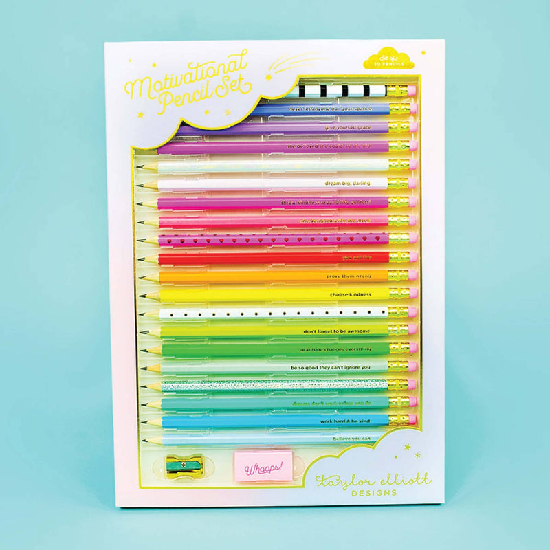 Pencils | Motivational Pencil Set | Taylor Elliott Designs
