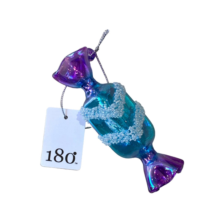Holiday Ornament | Iridescent Candy Glass Ornaments- Assorted | One hundred 80 degrees