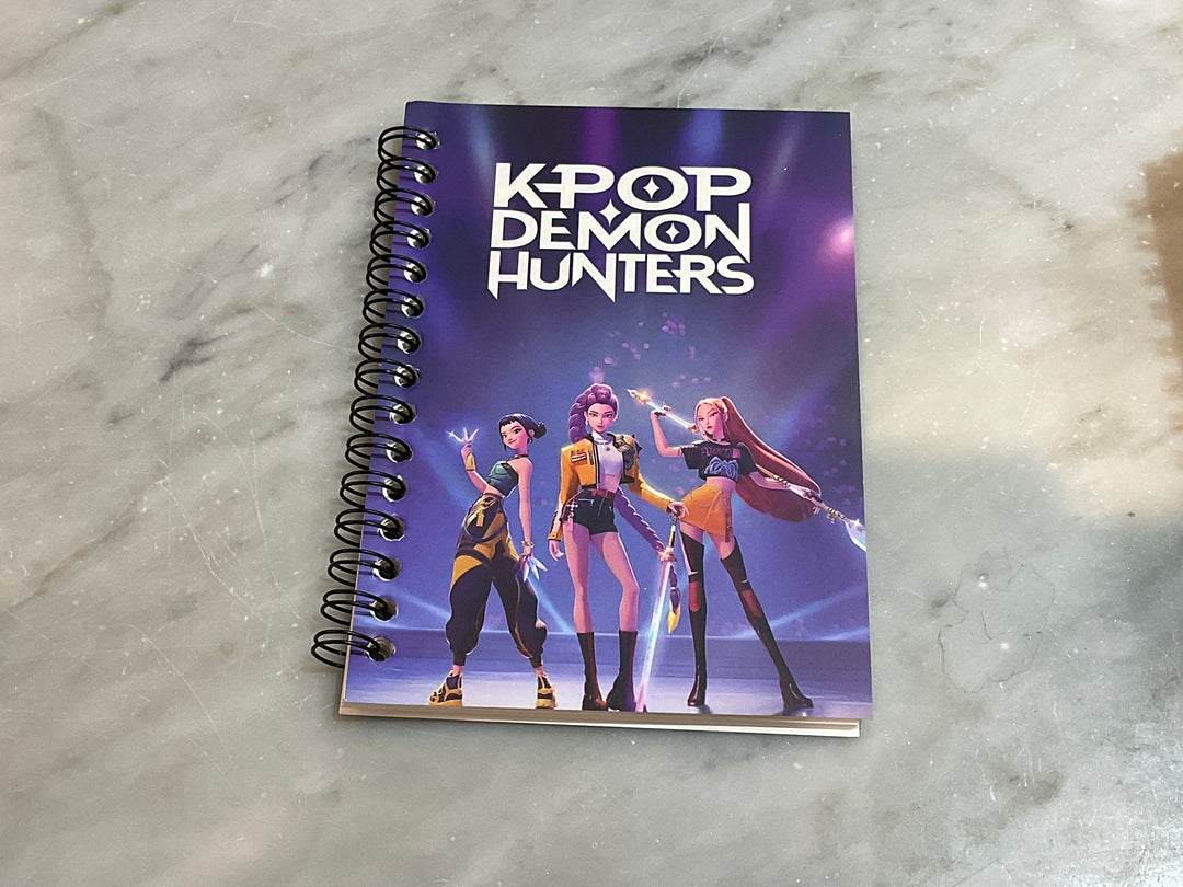 Creative Stationary | K-Pop Demon Hunters Mini Notebook - Blue | Little Trendy