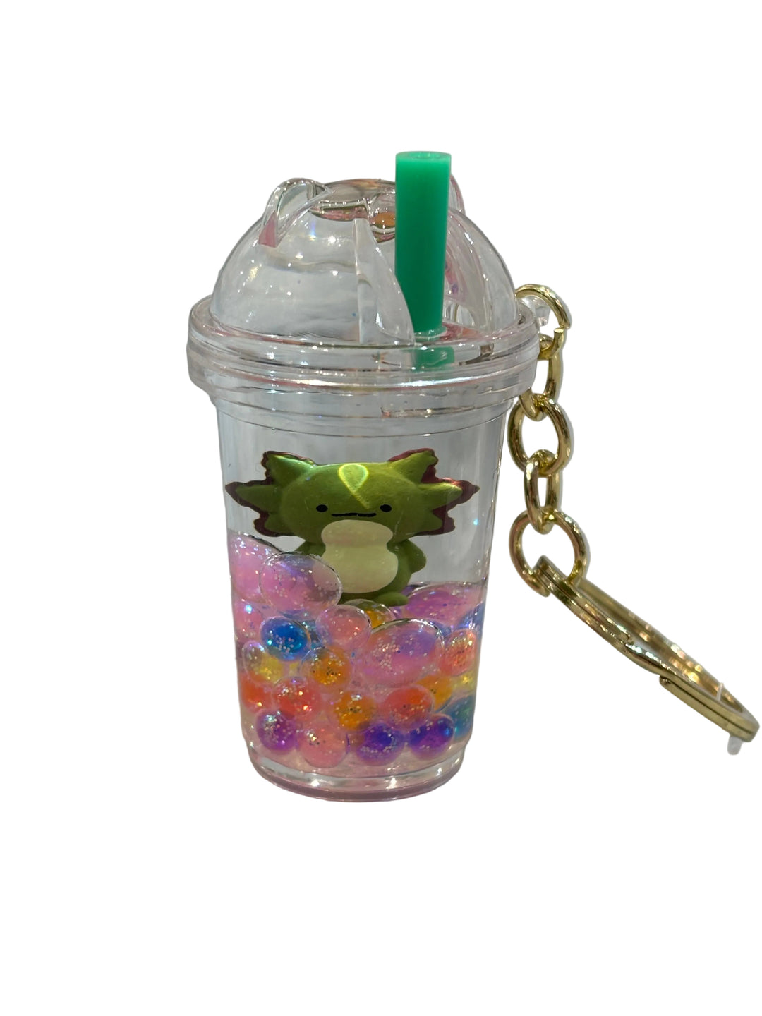 Key Chain | Axolotl Floaty Figurine Boba Charm | BC Mini