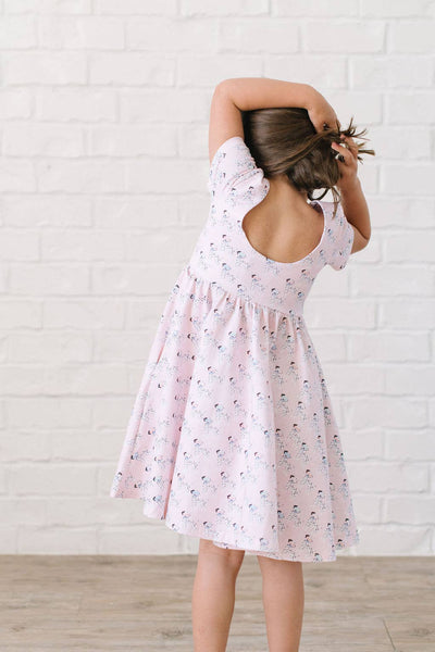 Baby Girls Dress |Classic Twirl - Dalmatian | Ollie Jay