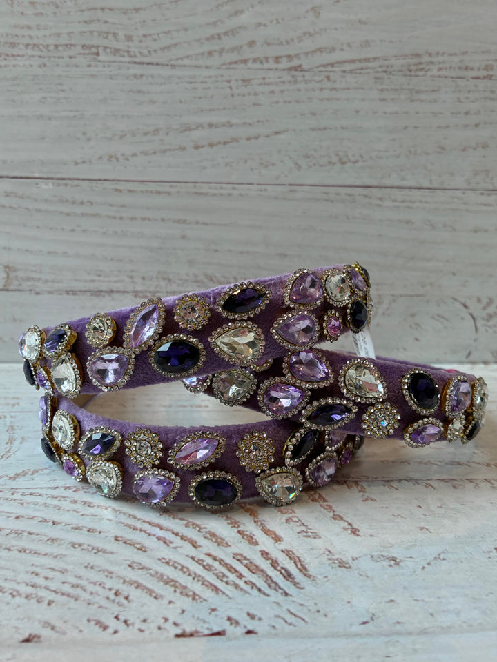 Headband | Jewel Headband - Lavender | Bari Lynn Accessories