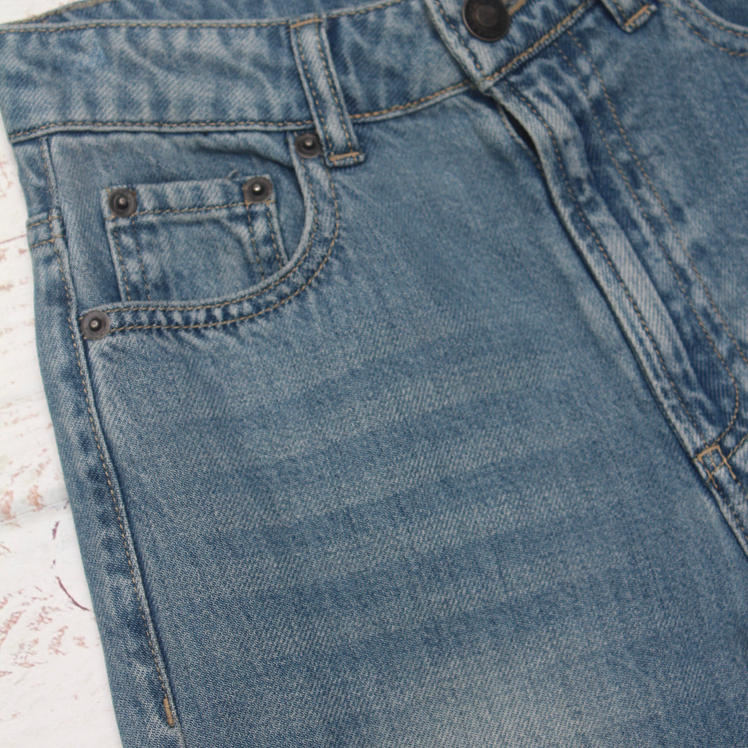 Tween Bottoms| Brooklyn Wide Leg - Light Wash Denim | Katie J NYC