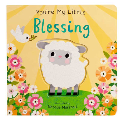 board book with a little lamb on the cover titled " You're My Little Blessing"