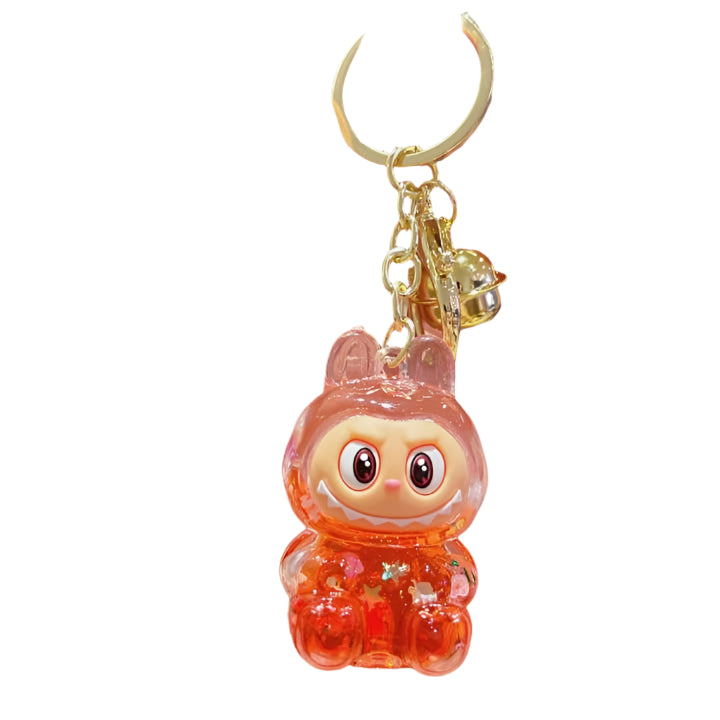 keychain with a labubu cartoon character design