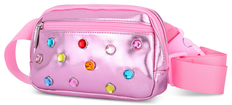Tween Accessories | Pink Candy Gem Belt Bag | Iscream