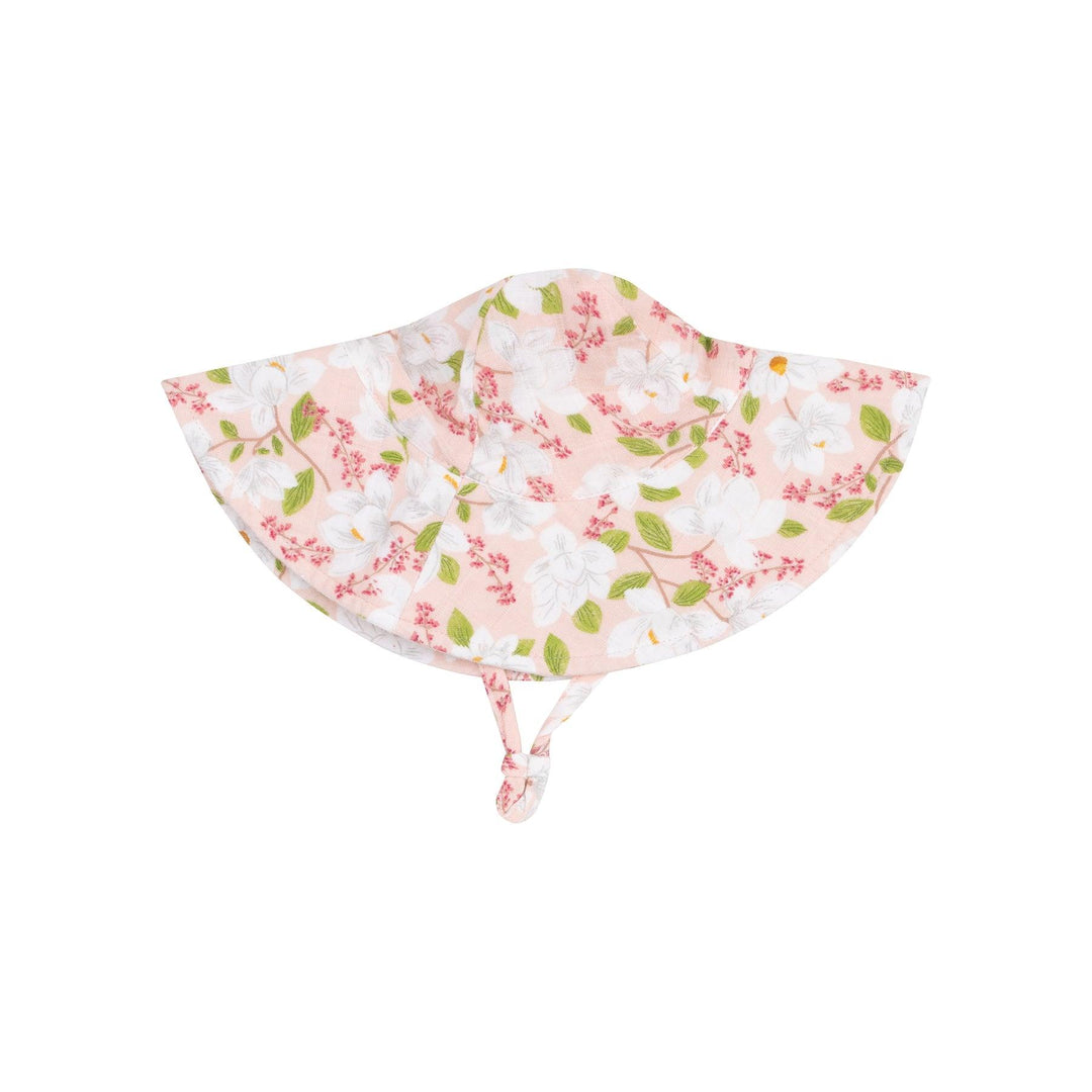 Baby Hat | Wide Brim Sunhat - Magnolias | Angel Dear