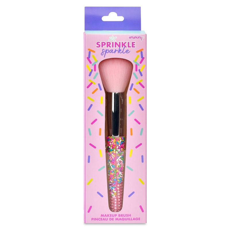 picture of the pink makeup brush in the packaging. 