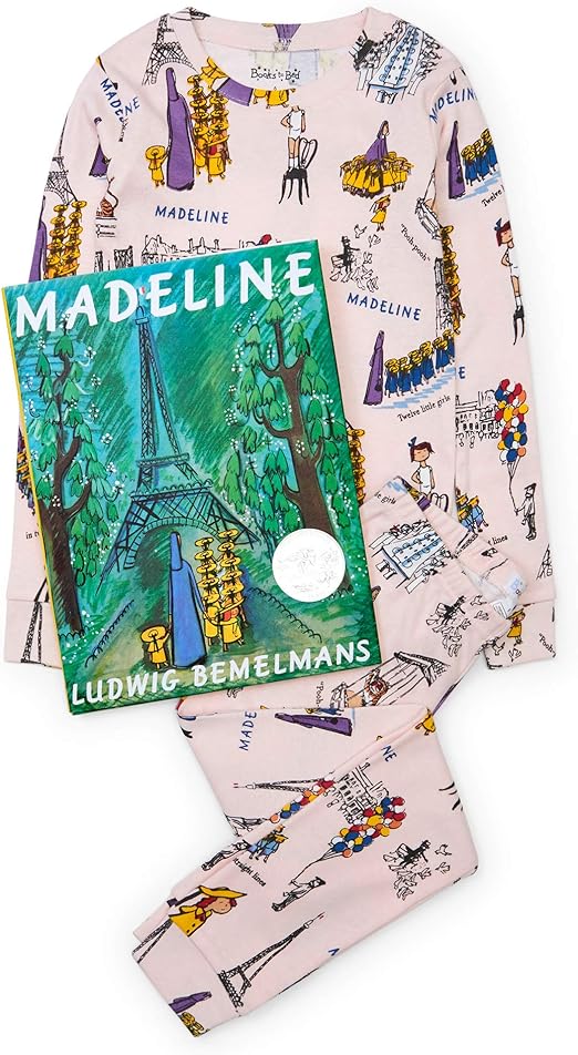 Girls Pajamas | Madeline Pajama Set and Book | Hatley