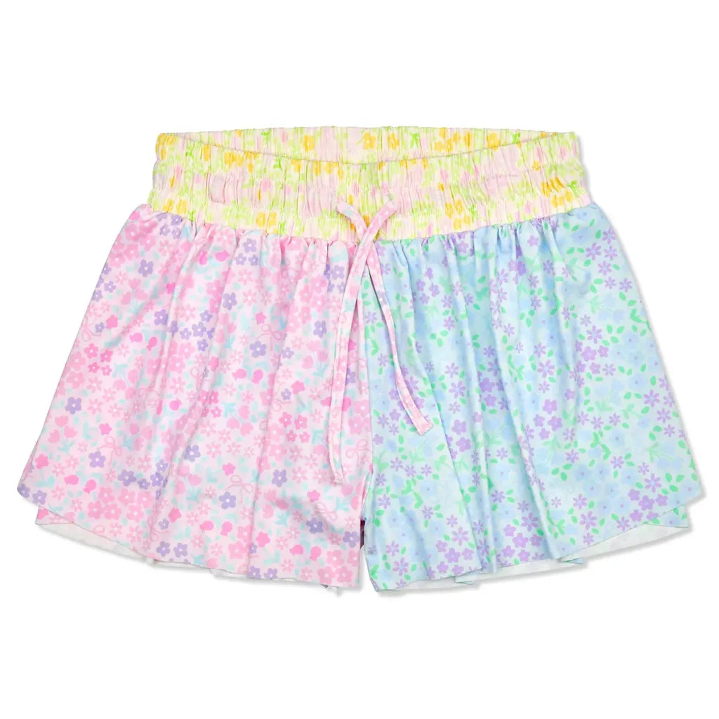 Tween Bottoms | Ditsy Patchwork Butterfly Shorts | Iscream