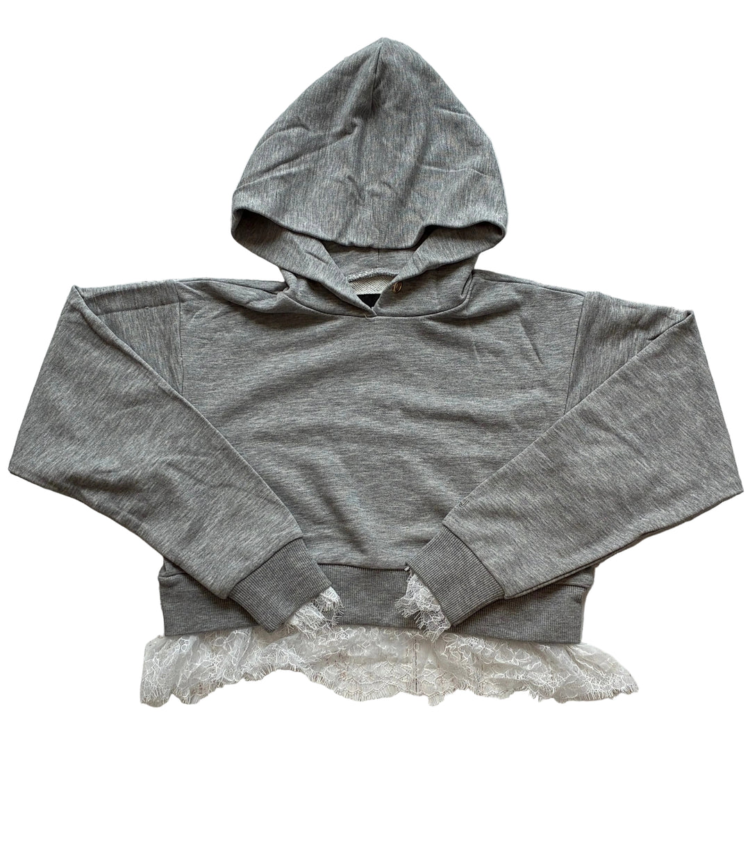 Tween Sweater | Tristan Lace Crop Hoodie | Katie J NYC