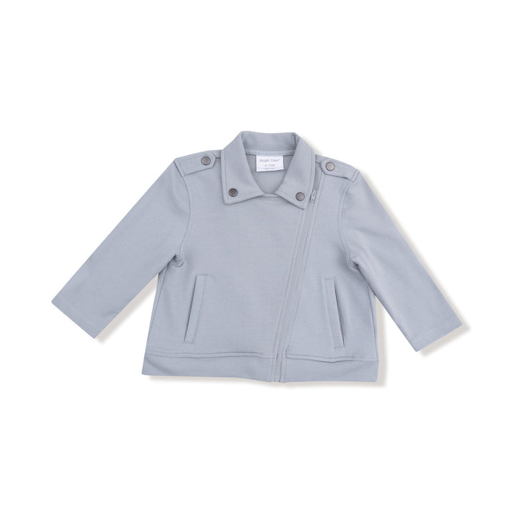 Light gray jacket on a white background