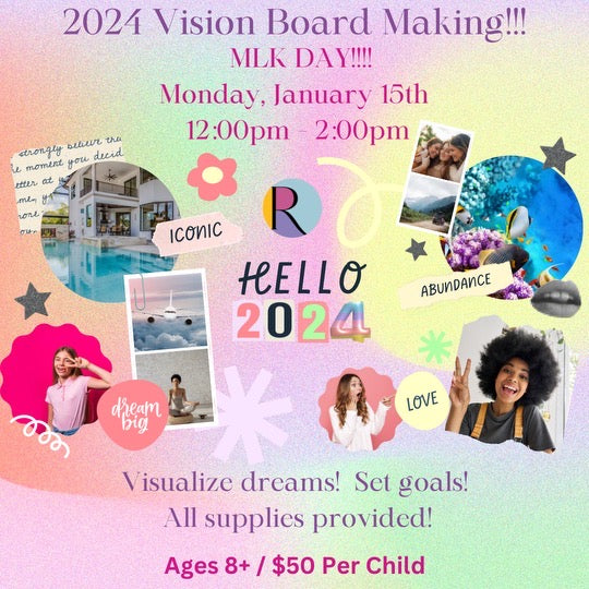 Events | 2024 Vision Board Making | The Ridge Kids