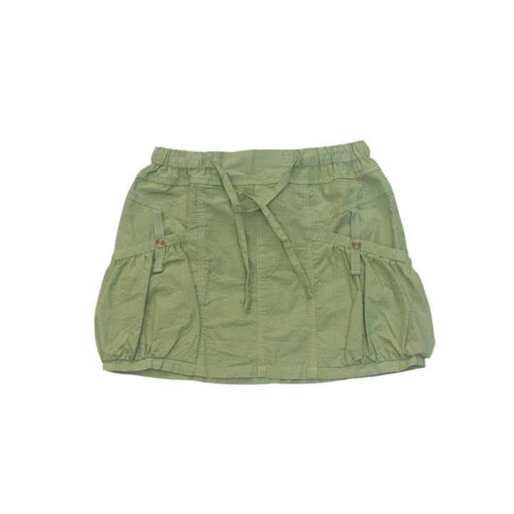 Tween Bottoms | Rima Cargo Utility Skirt- Matcha | Tenly