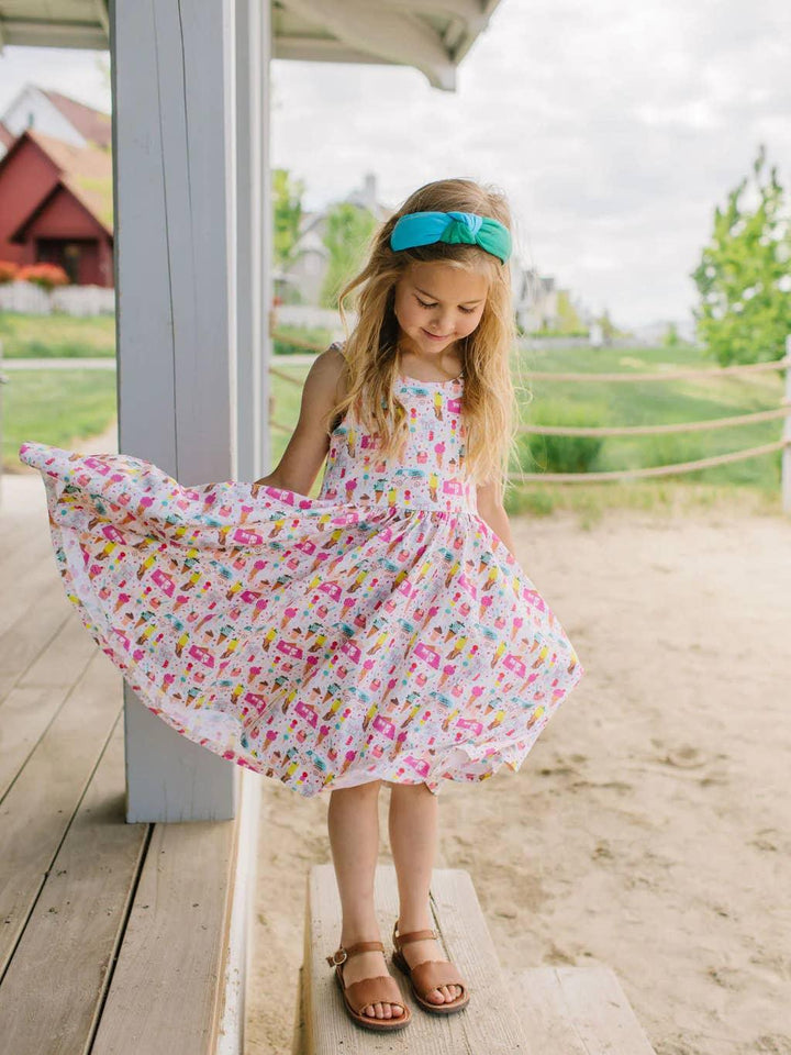Baby Girl Dresses | Tank Dress - Ice Cream Truck | Ollie Jay
