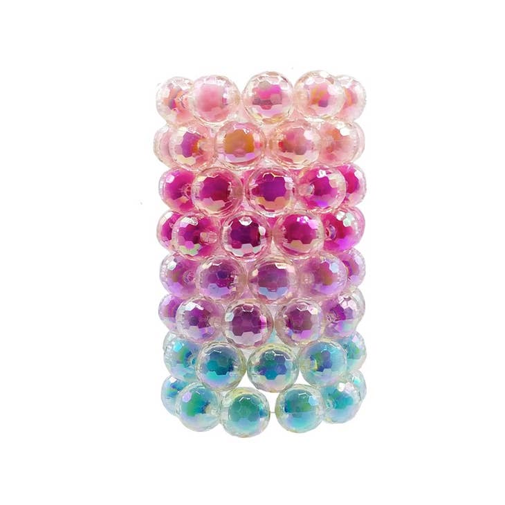 Bracelet | Sparkly Disco Ball - Lively Lavender | Bottleblond Jewels