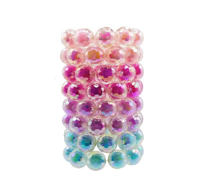 Bracelet | Sparkly Disco Ball - Amazing Aqua | Bottleblond Jewels