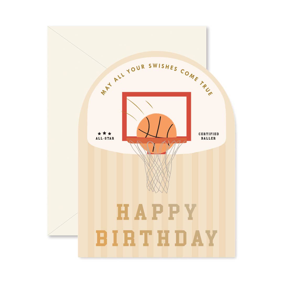 Greeting Card | Baller Birthday Arch Greeting Card | Ginger P. Designs
