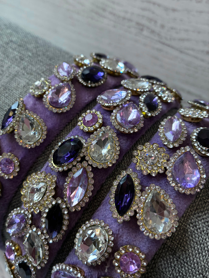 Headband | Jewel Headband - Lavender | Bari Lynn Accessories