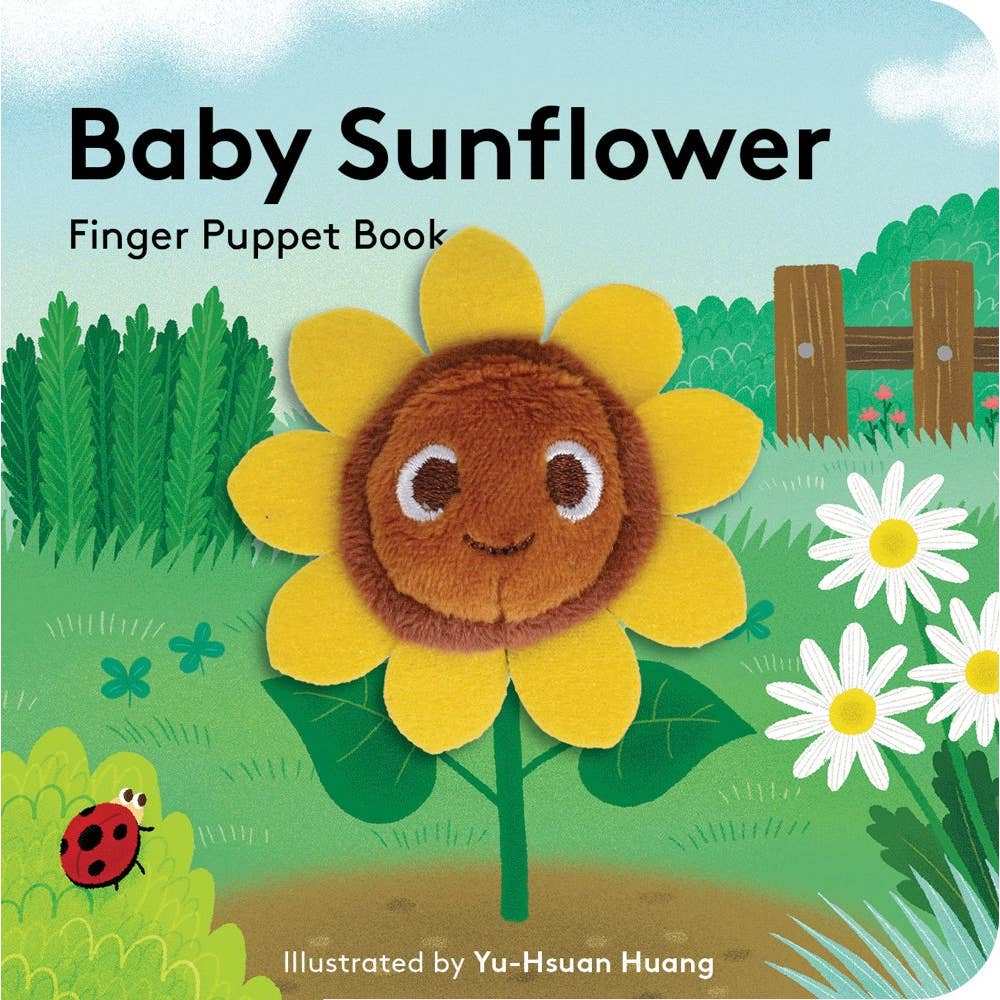 Board Book | Baby Sunflower | Finger Puppet Book