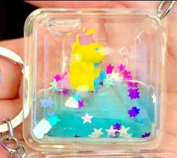 Key Chain| Floating Unicorn Charm- Assorted | BC MINI