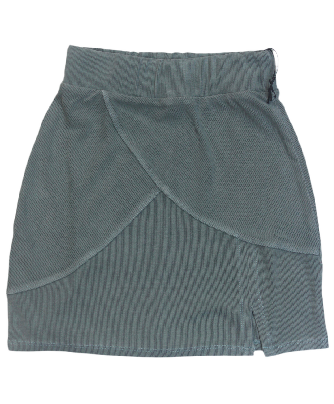 Blue/ Gray skirt on a white background