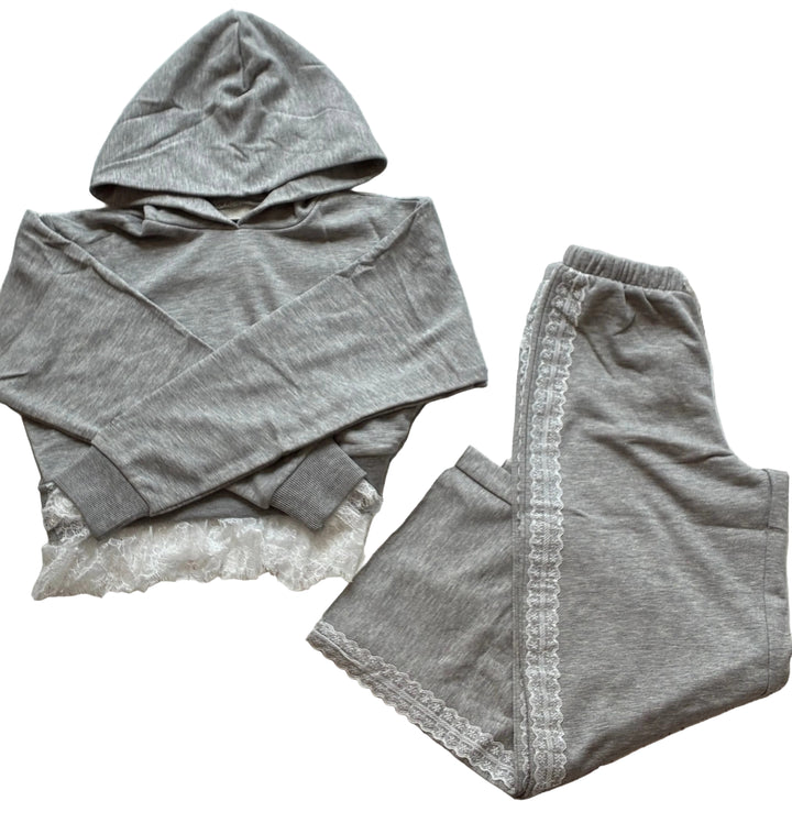 Tween Bottoms | Tristan Lace Wide Leg Pants | Katie J NYC