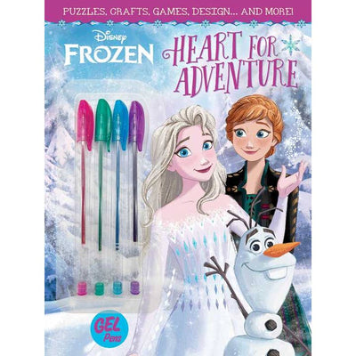 Activity Book in the theme of Frozen with Anna and Elsa on the cover