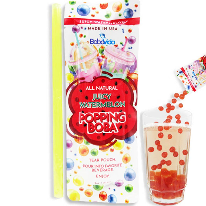 Drink Mixture| Boba Vida Popping Boba Juicy Watermelon| Boba Vida