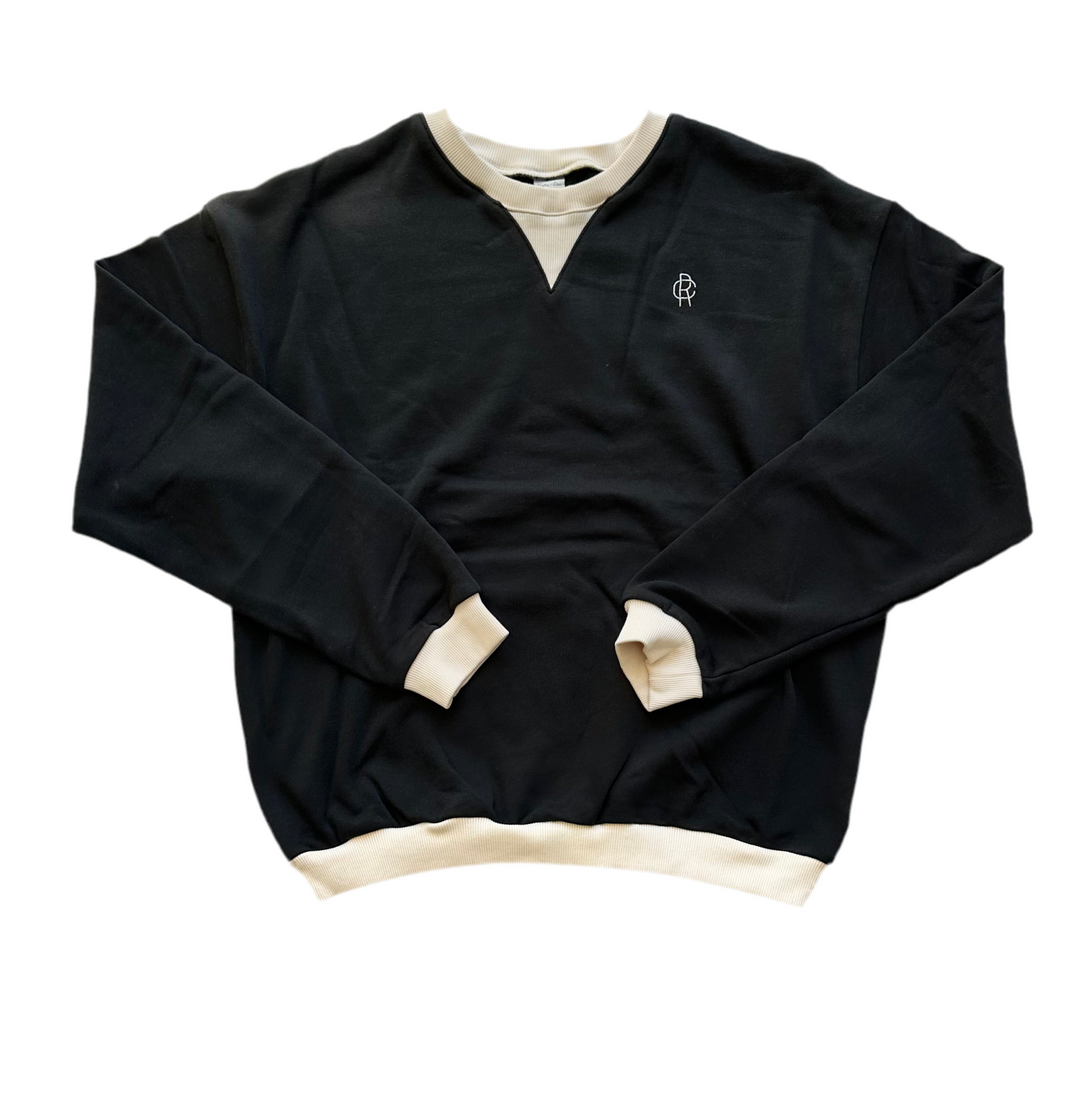 Tween Sweater | Rylan Sweatshirt-Black | Rylee and Cru