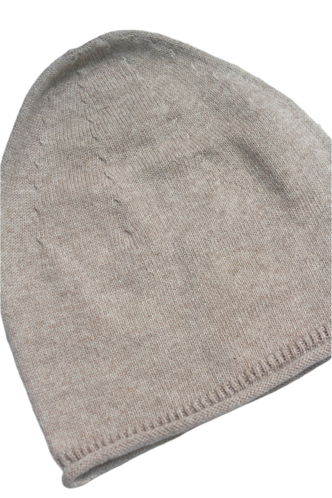 knit baby beanie hat in a toasted brown color